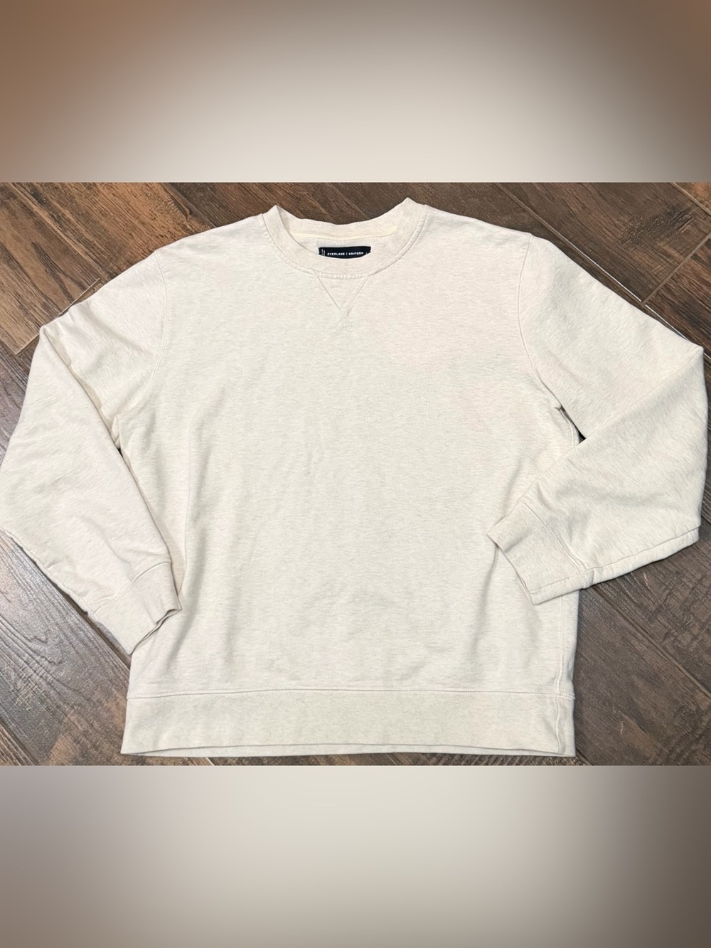 Everlane Uniform French Terry Crew Neck Sweatshirt Sz L